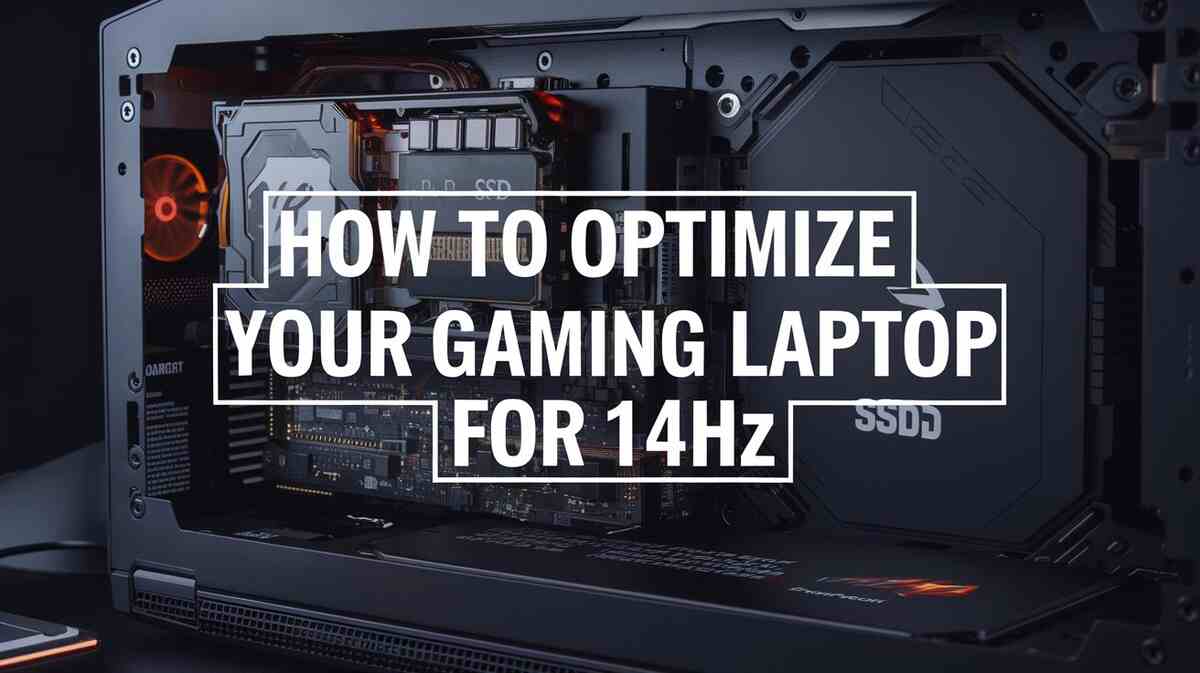 Inside view showing how to optimize your gaming laptop for 144Hz with upgrades for smooth and immersive gameplay.