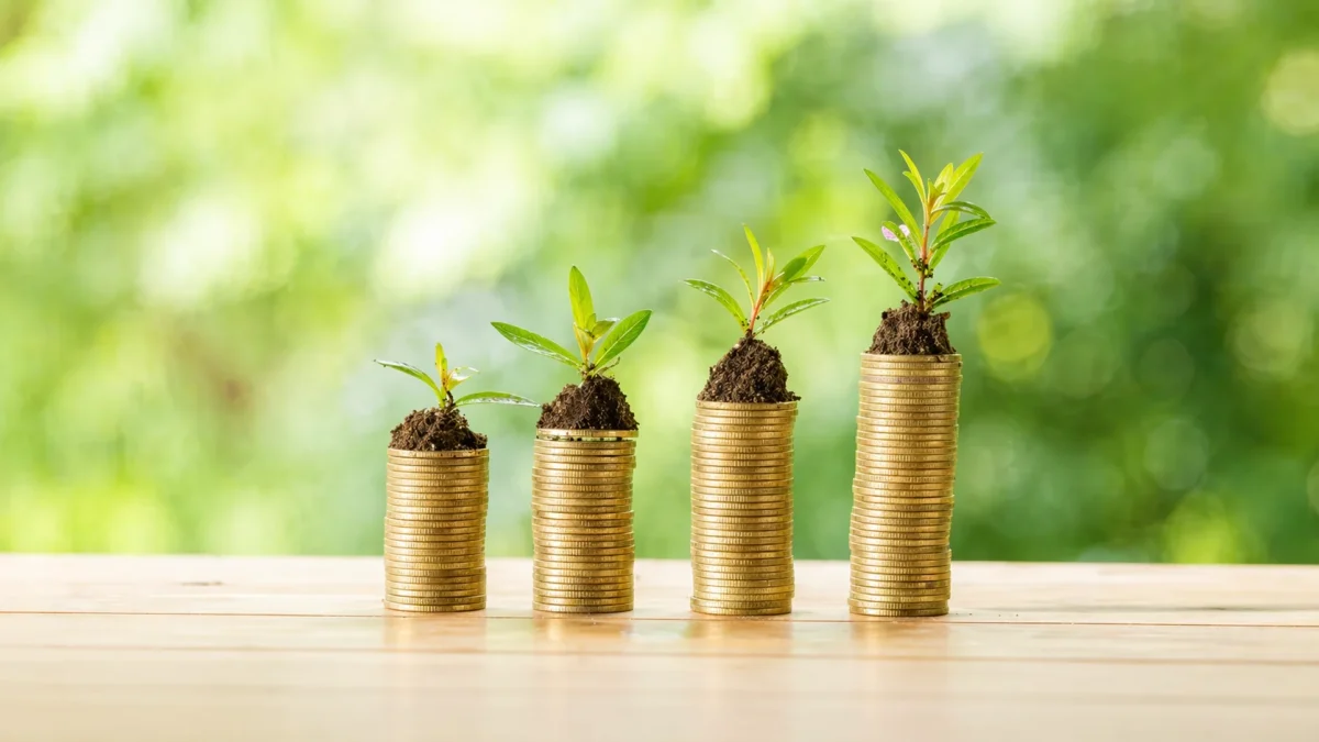 A financial dashboard for Nvidia stock Corp (NVDA) on April 21, 2026, showing the stock price at $202.06, an increase of 0.19%. The interface displays a green intraday line chart with a positive trend and key metrics including a $4.91 trillion market cap and a P/E ratio of 41.25. A side panel compares performance against Microsoft and AMD.