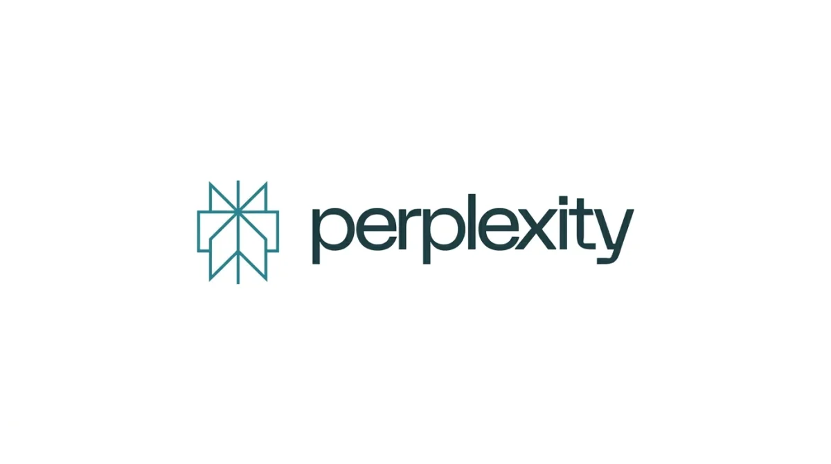 The Perplexity AI logo, featuring a teal geometric star icon next to the word 'perplexity' in a clean, modern sans-serif font on a white background. Perplexity is highlighted as a top ChatGPT alternative for cited, real-time information.