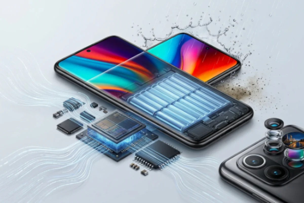 Xiaomi Redmi Note 17 charging system and processor architecture diagram
